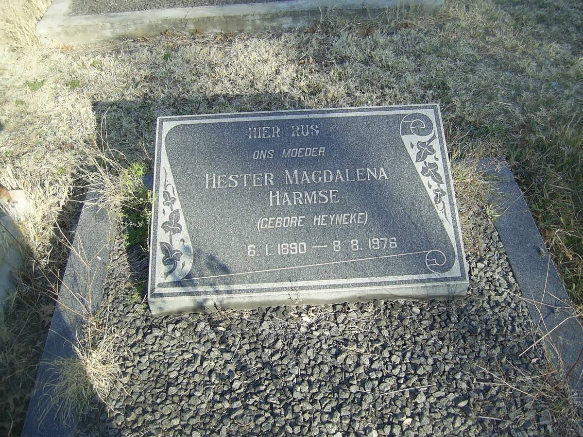HARMSE Hester Magdalena nee HEYNEKE 1890-1976