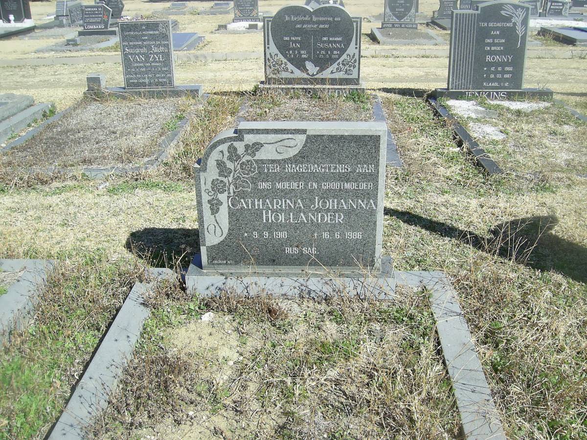 HOLLANDER Catharina Johanna 1910-1986