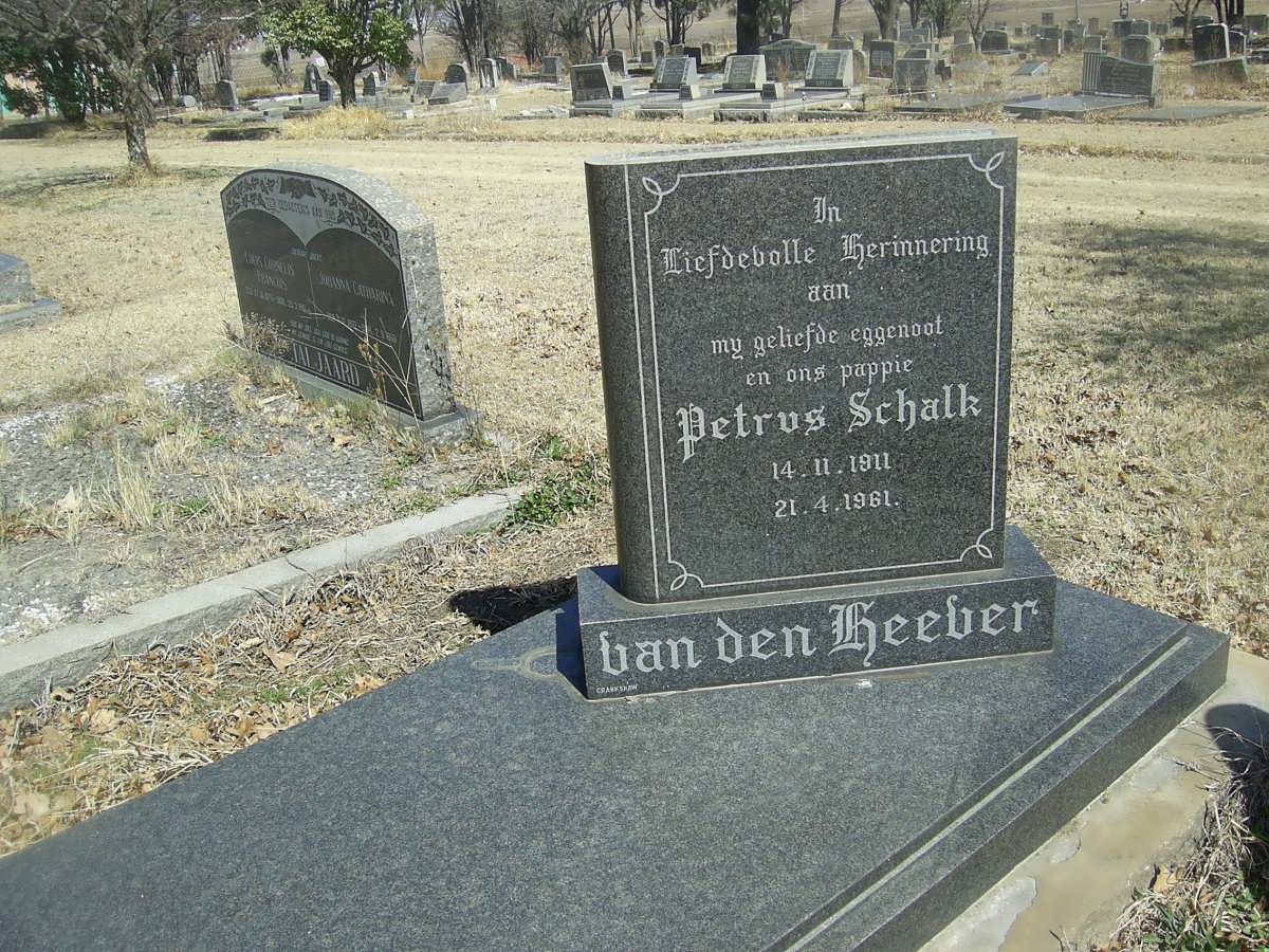 HEEVER Petrus Schalk, van den 1911-1961