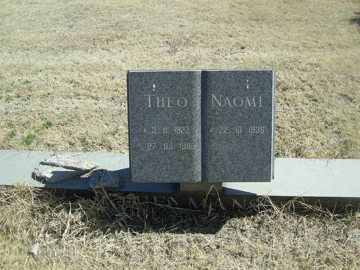 HEYMANS Theo 1923-1988 Naomi 1936-