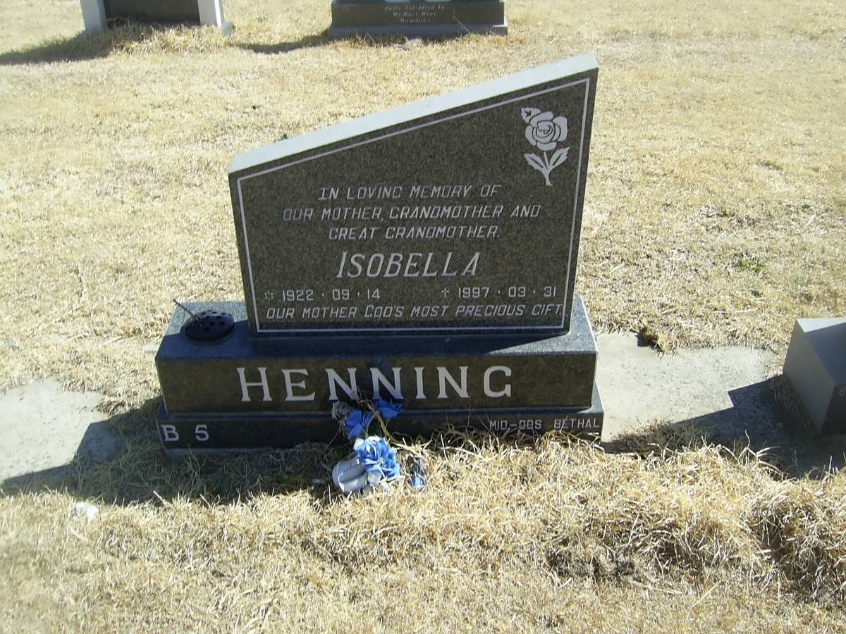 HENNING Isobella 1922-1997