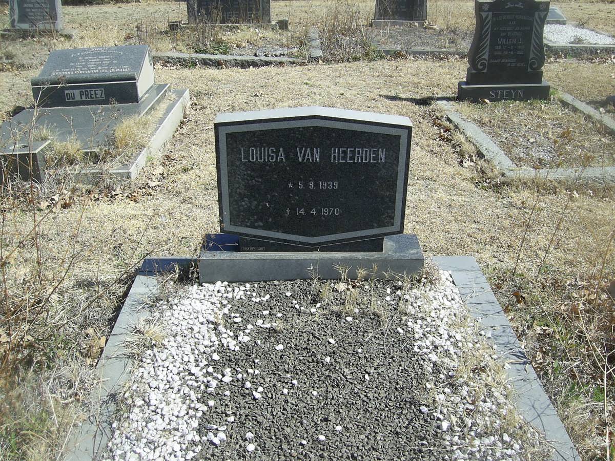 HEERDEN Louisa, van 1939-1970