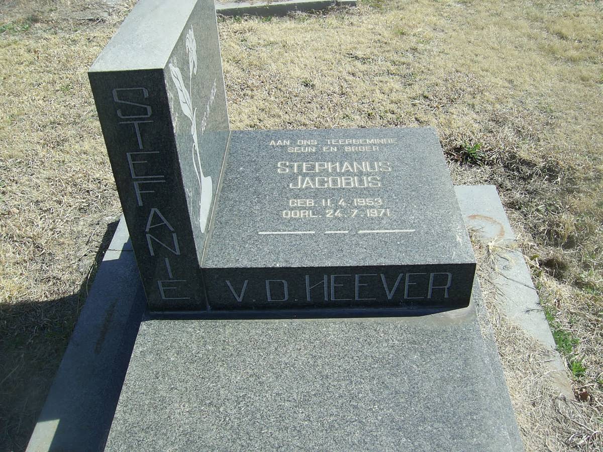 HEEVER Stephanus Jacobus, van der 1953-1971
