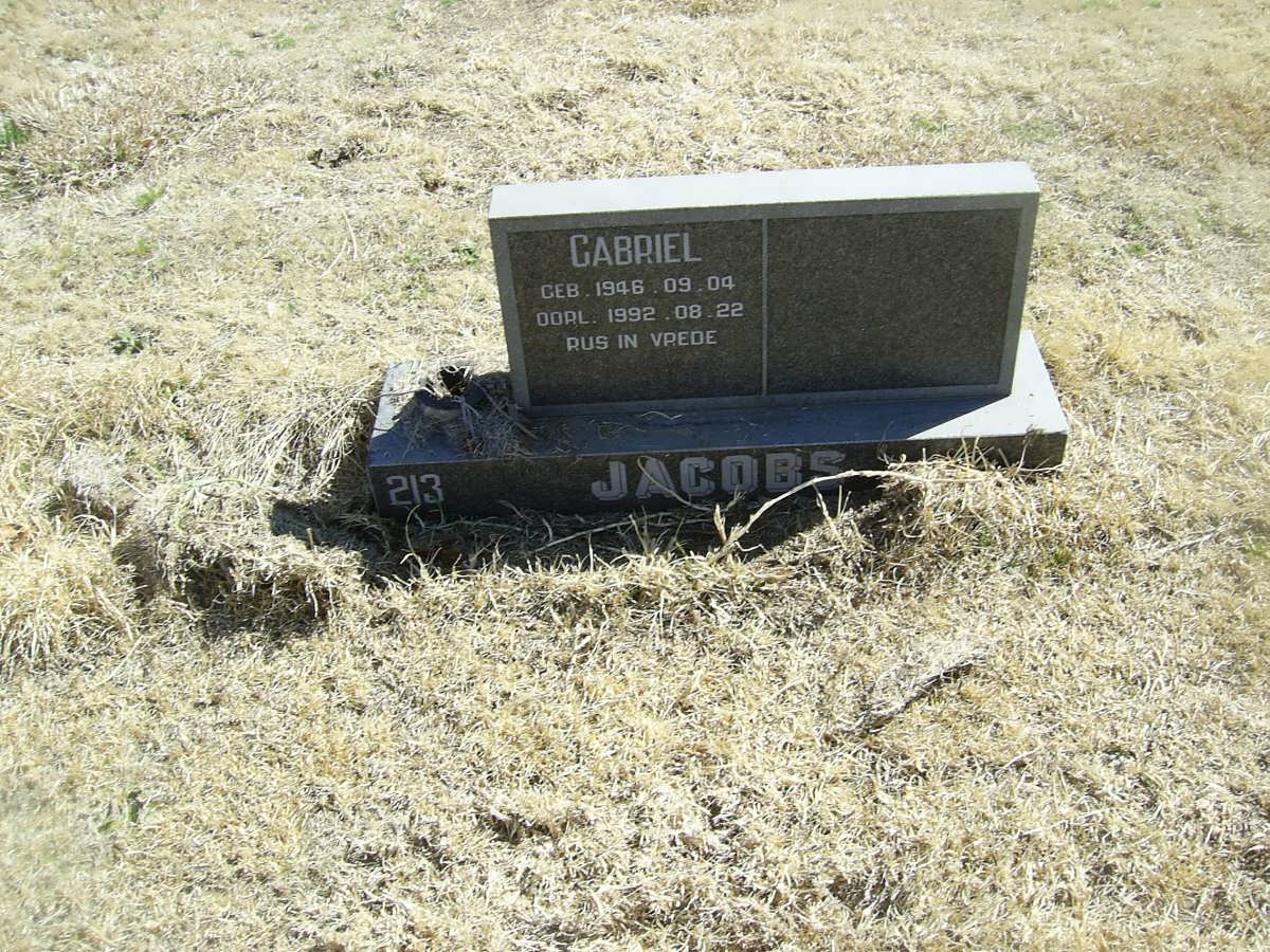 JACOBS Gabriel 1946-1992