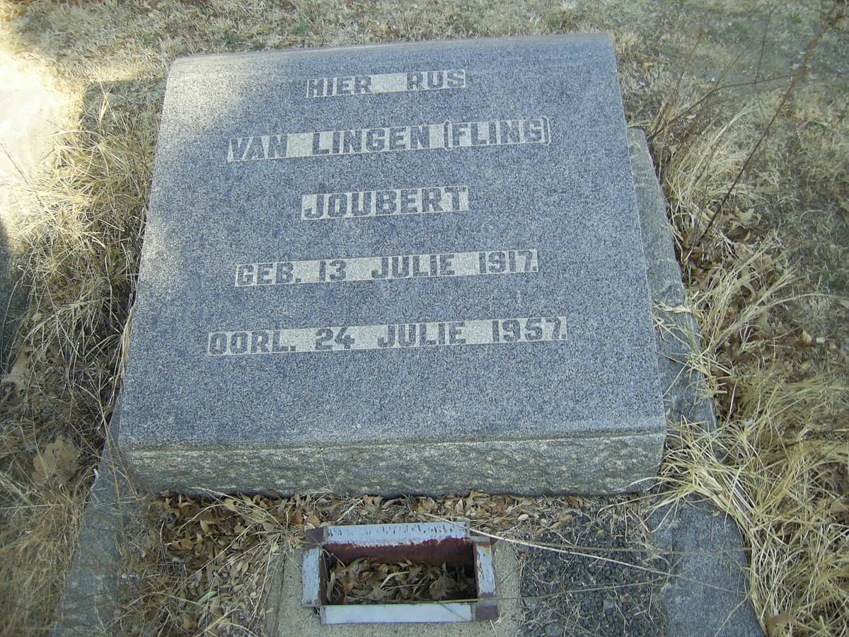 JOUBERT van Lingen 1917-1957