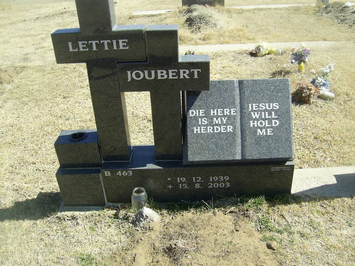 JOUBERT Lettie 1939-2003
