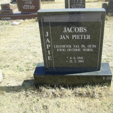 JACOBS Jan Pieter 1945-2002