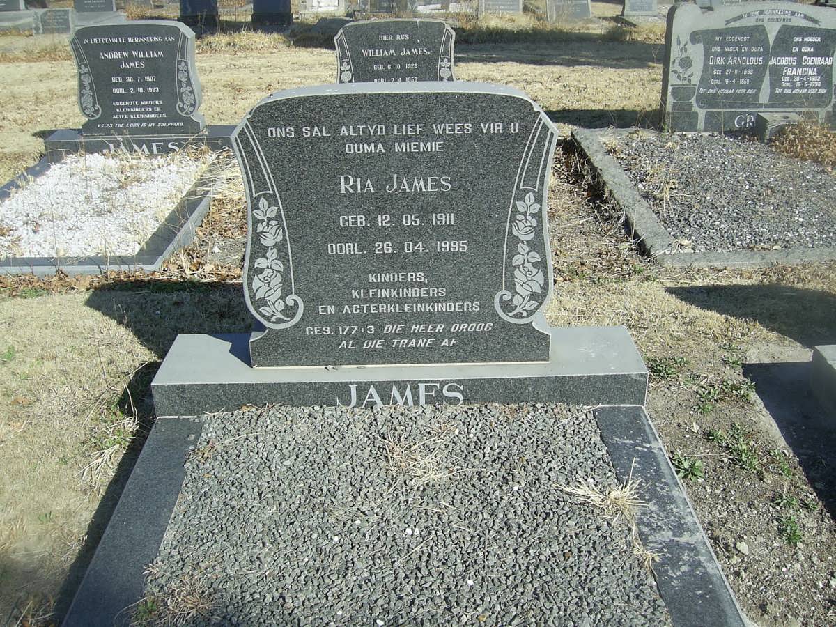 JAMES Ria 1911-1995