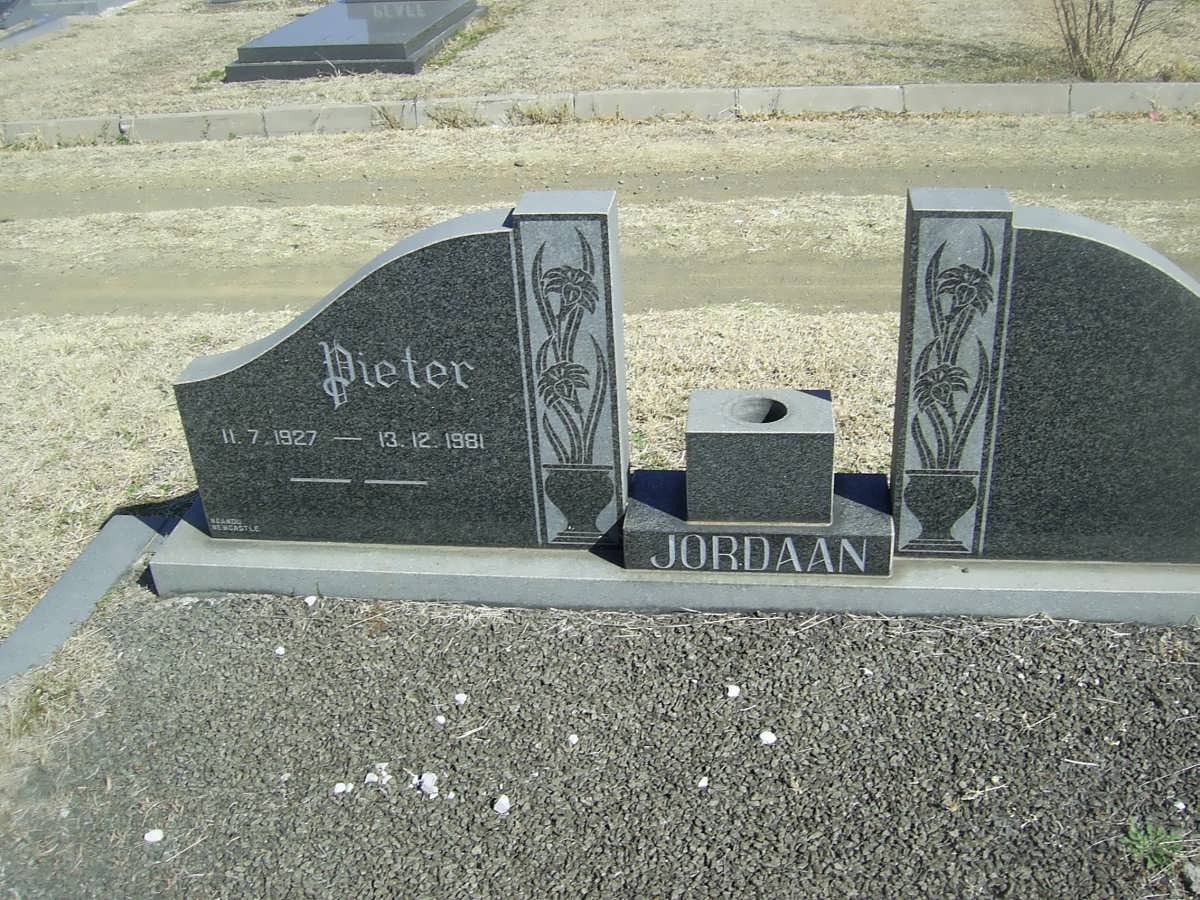JORDAAN Pieter 1927-1981