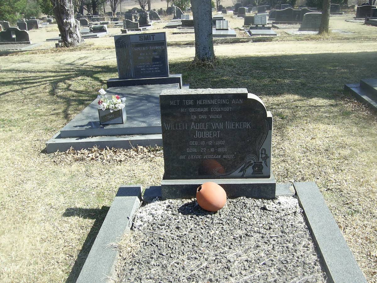 JOUBERT Willem Adolf van Niekerk 1902-1956