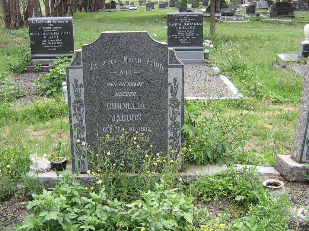 JACOBS Cornelia 1902-1969