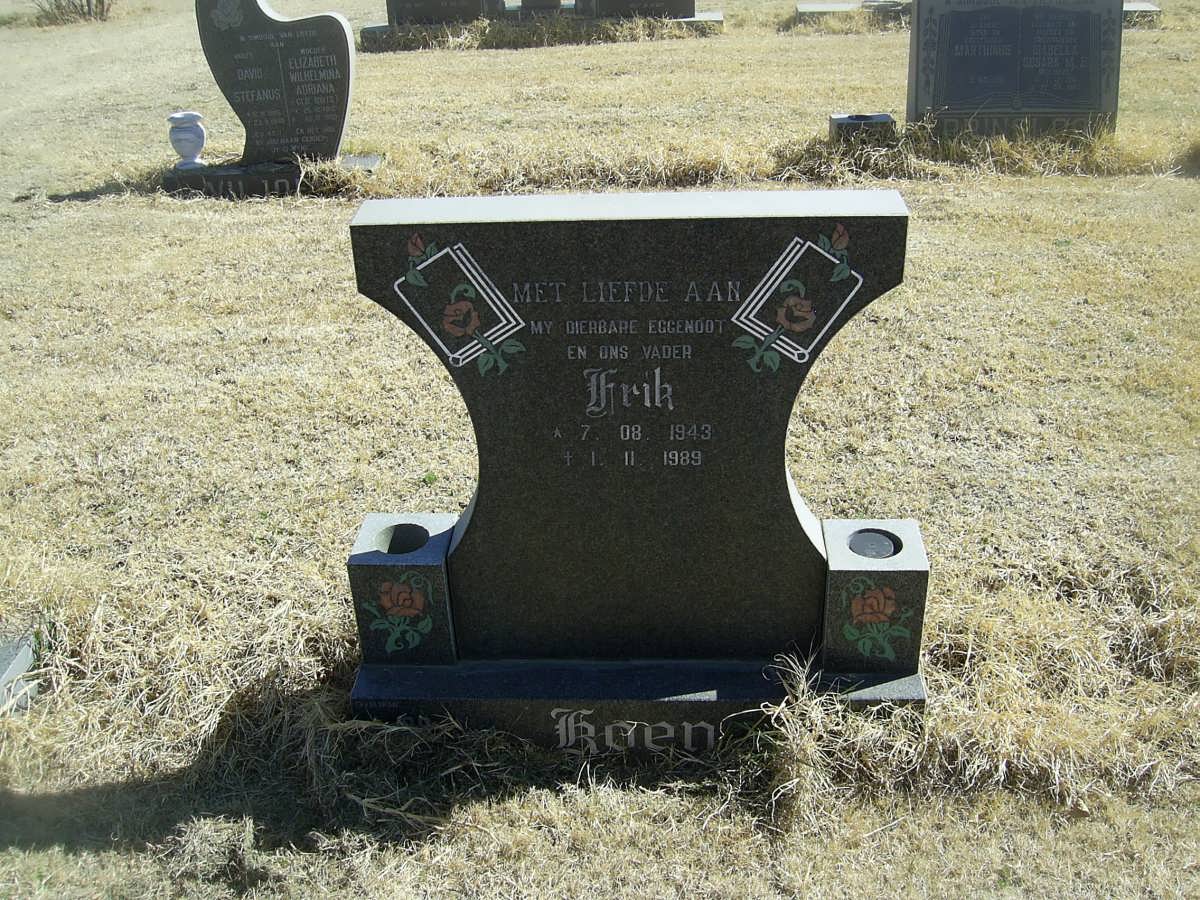 KOEN Frik 1943-1989