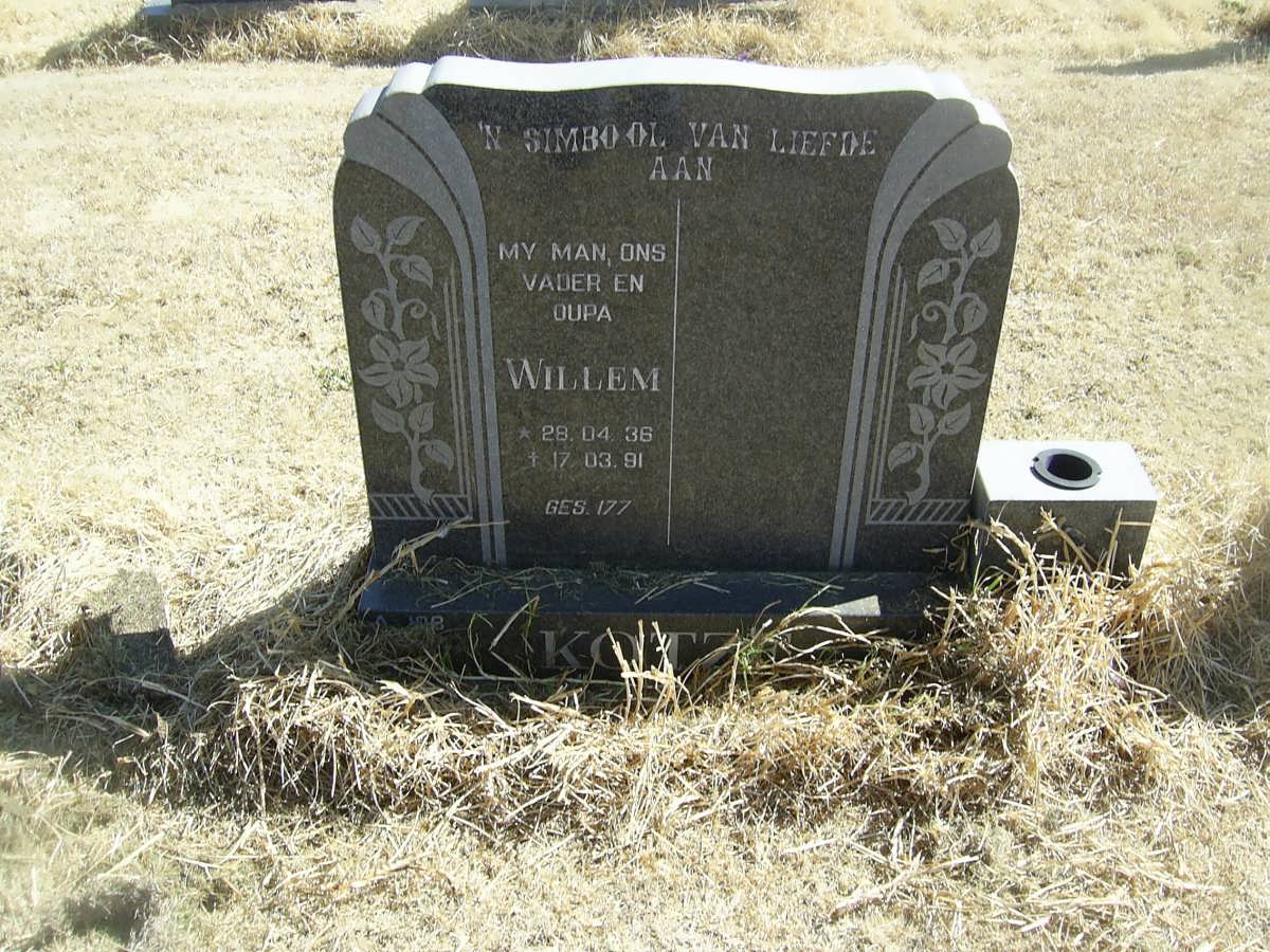 KOTZE Willem 1936-1991