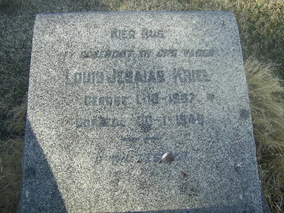 KRIEL Louis Jesaias 1852-1949