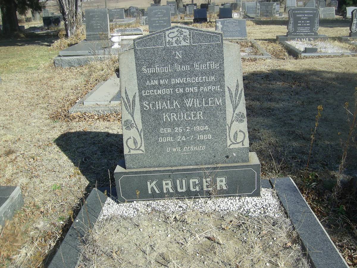 KRUGER Schalk Willem 1904-1960