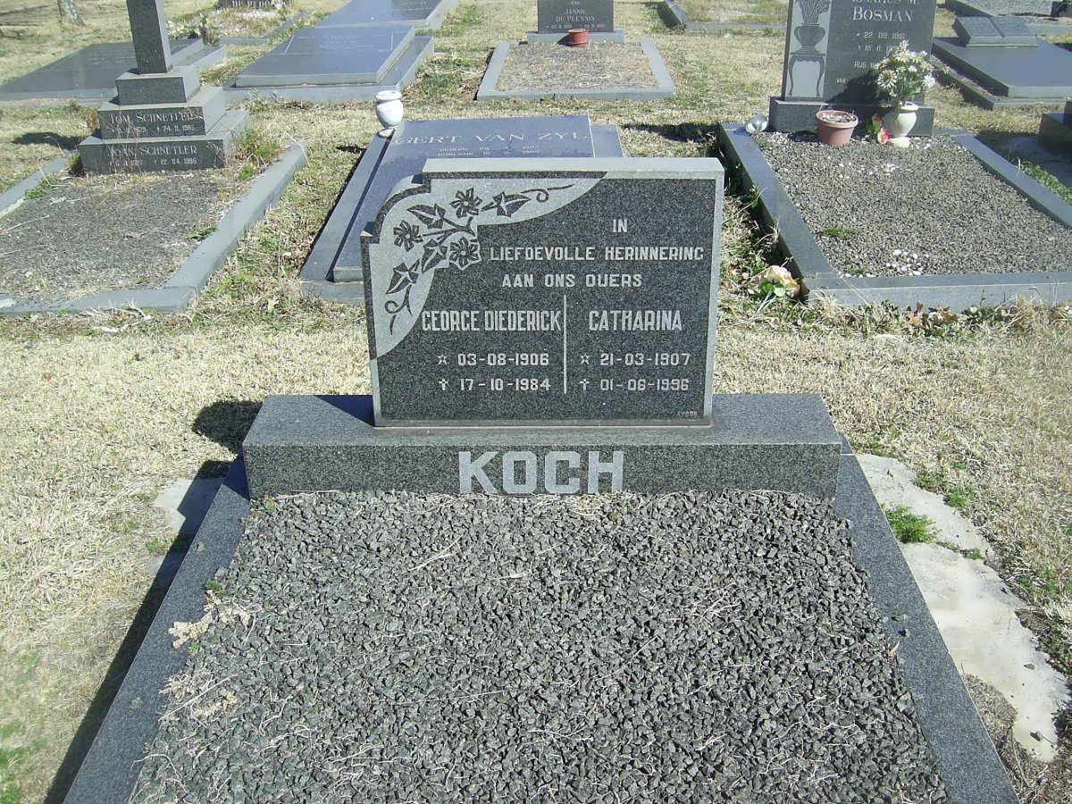 KOCH George Diederick 1906-1984 &amp; Catharina 1907-1996