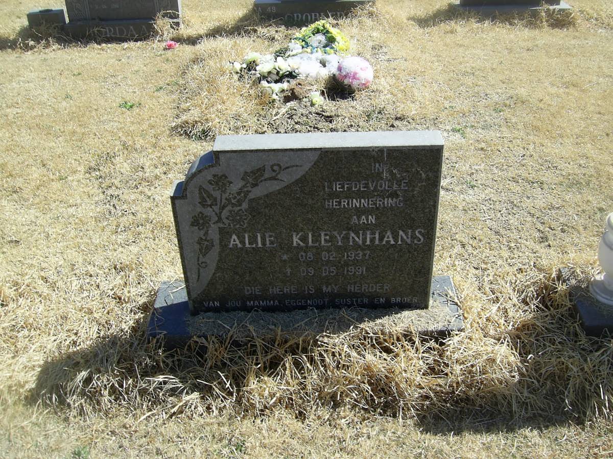 KLEYNHANS Alie 1937-1991
