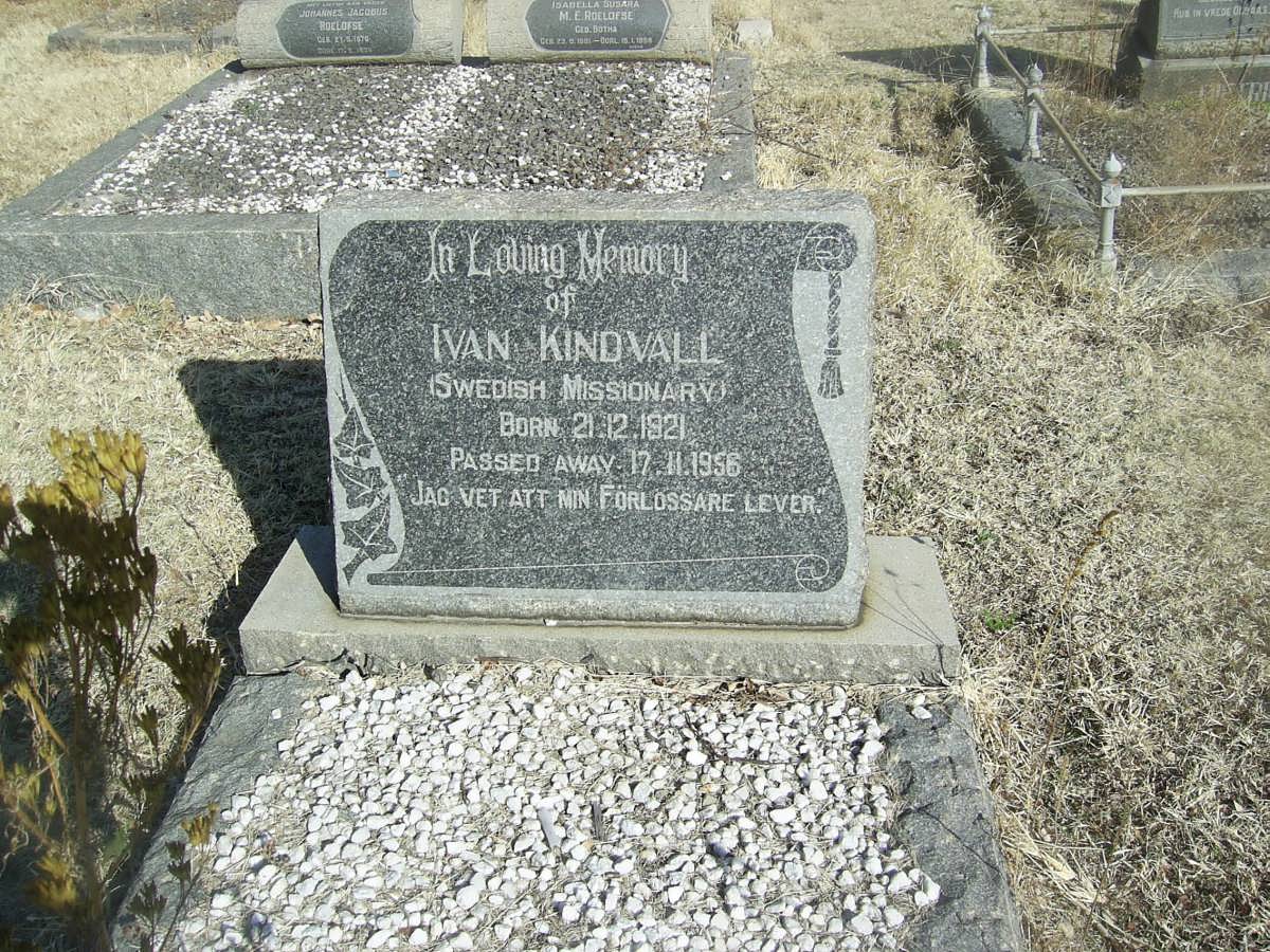 KINDVALL Ivan 1921-1956
