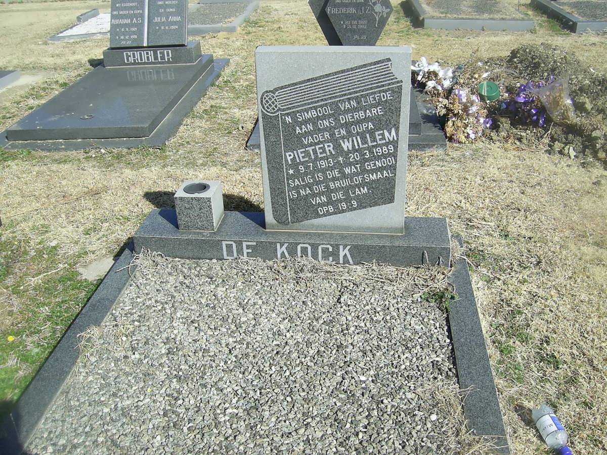 KOCK Pieter Willem, de 1913-1989