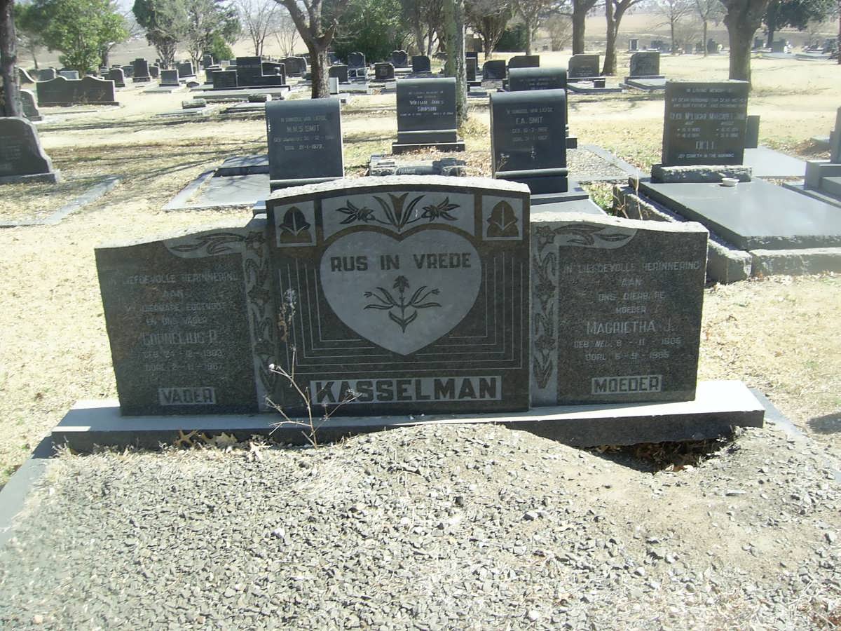 KASSELMAN Cornelius P. &amp; Magrietha J.