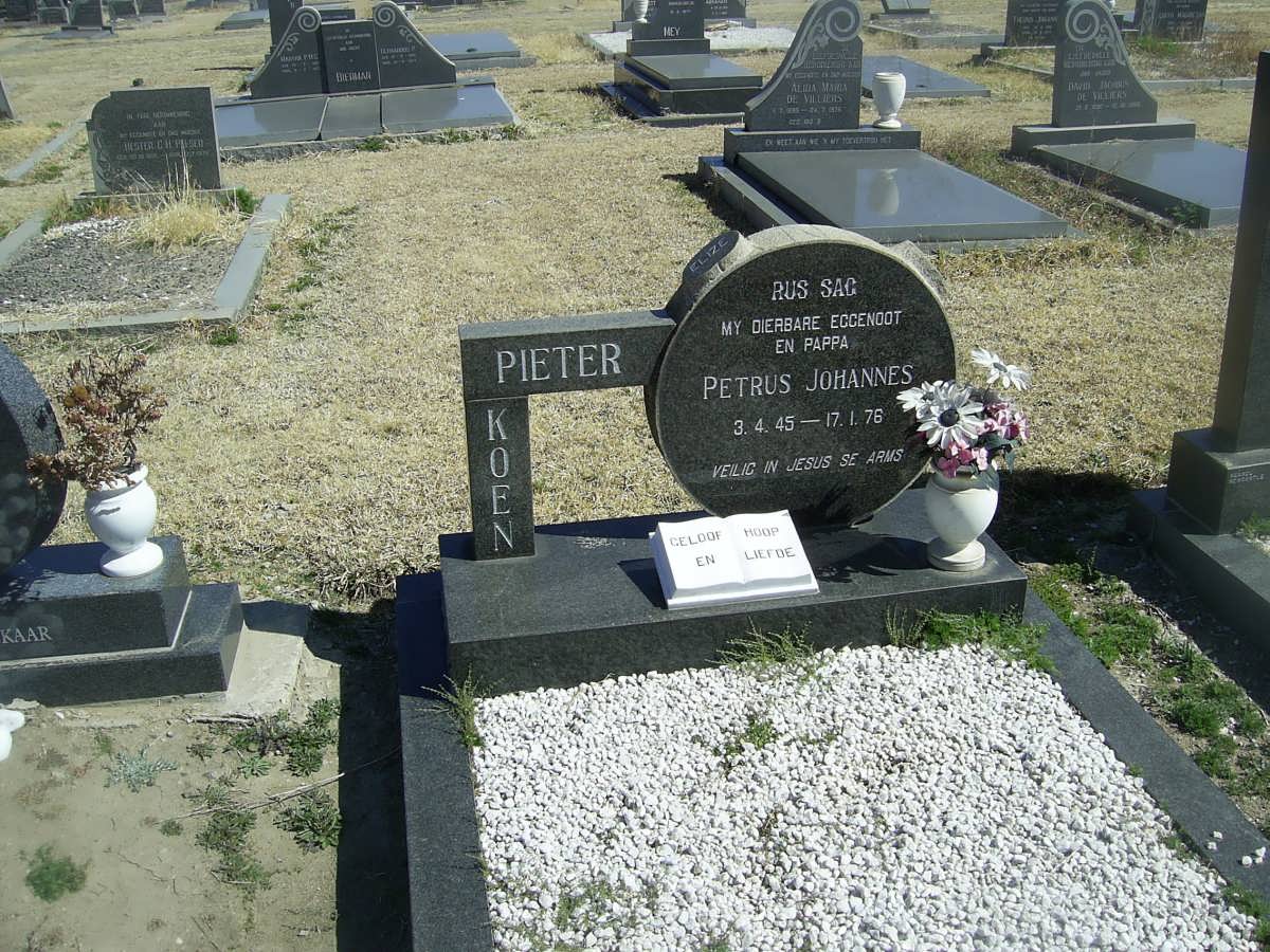 KOEN Petrus Johannes 1945-1976