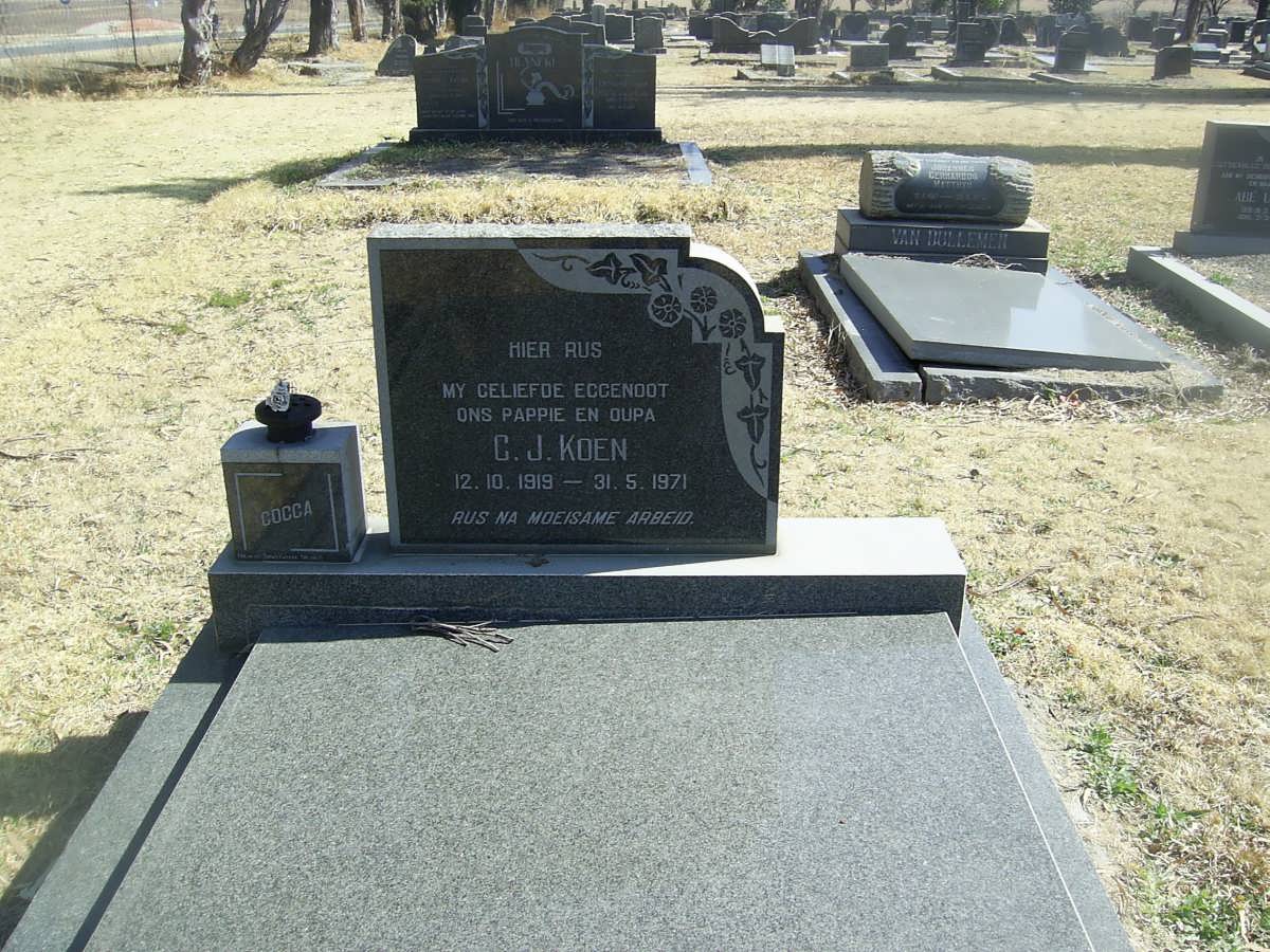 KOEN C.J. 1919-1971