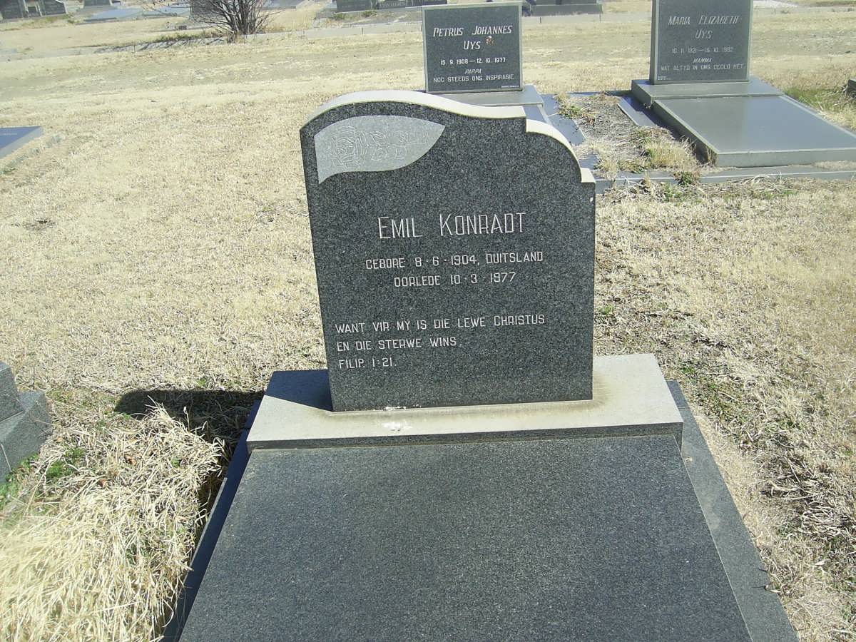 KONRADT Emil 1904-1977