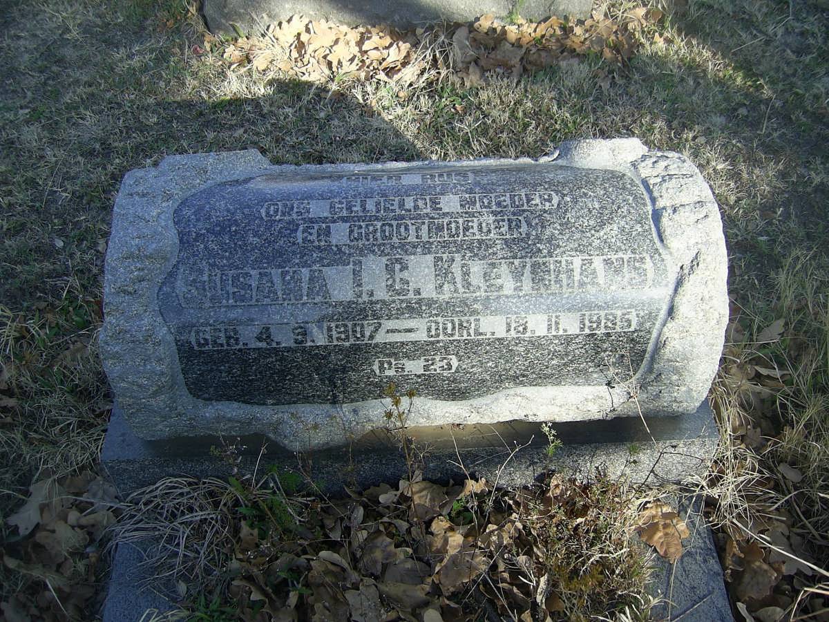 KLEYNHANS Susara I.C. 1907-1985