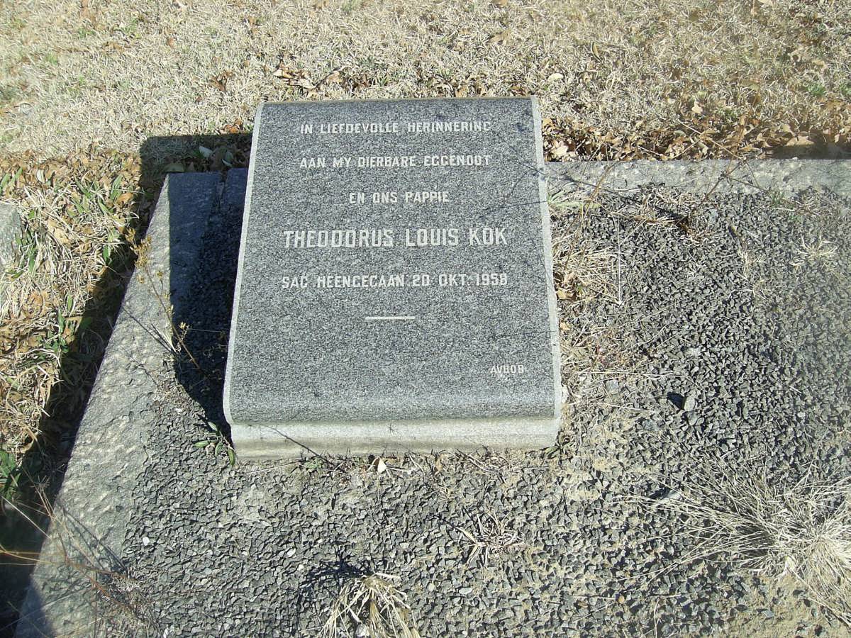 KOK Theodorus Louis -1958