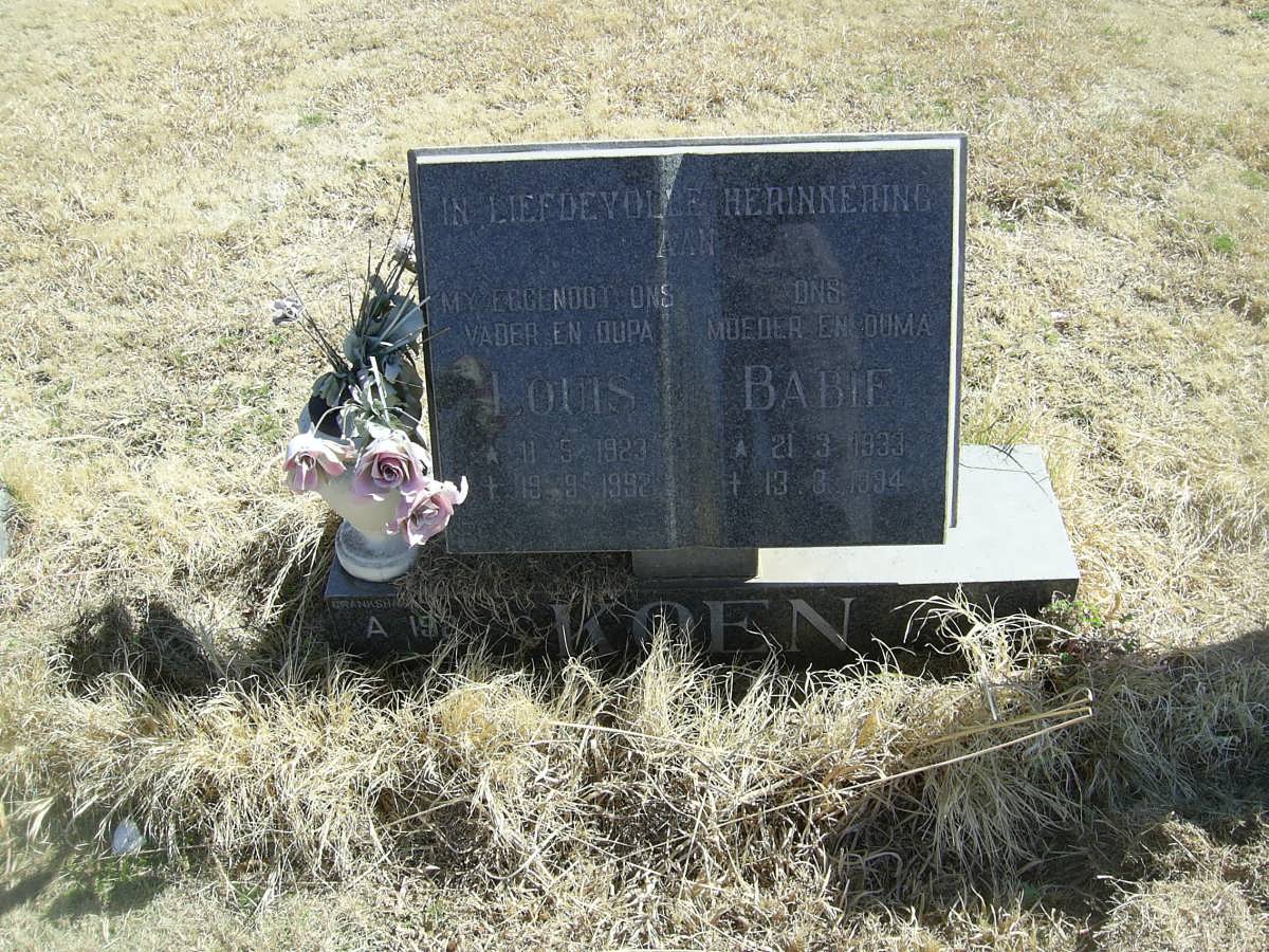 KOEN Louis 1923-1992 &amp; Babie 1933-1994