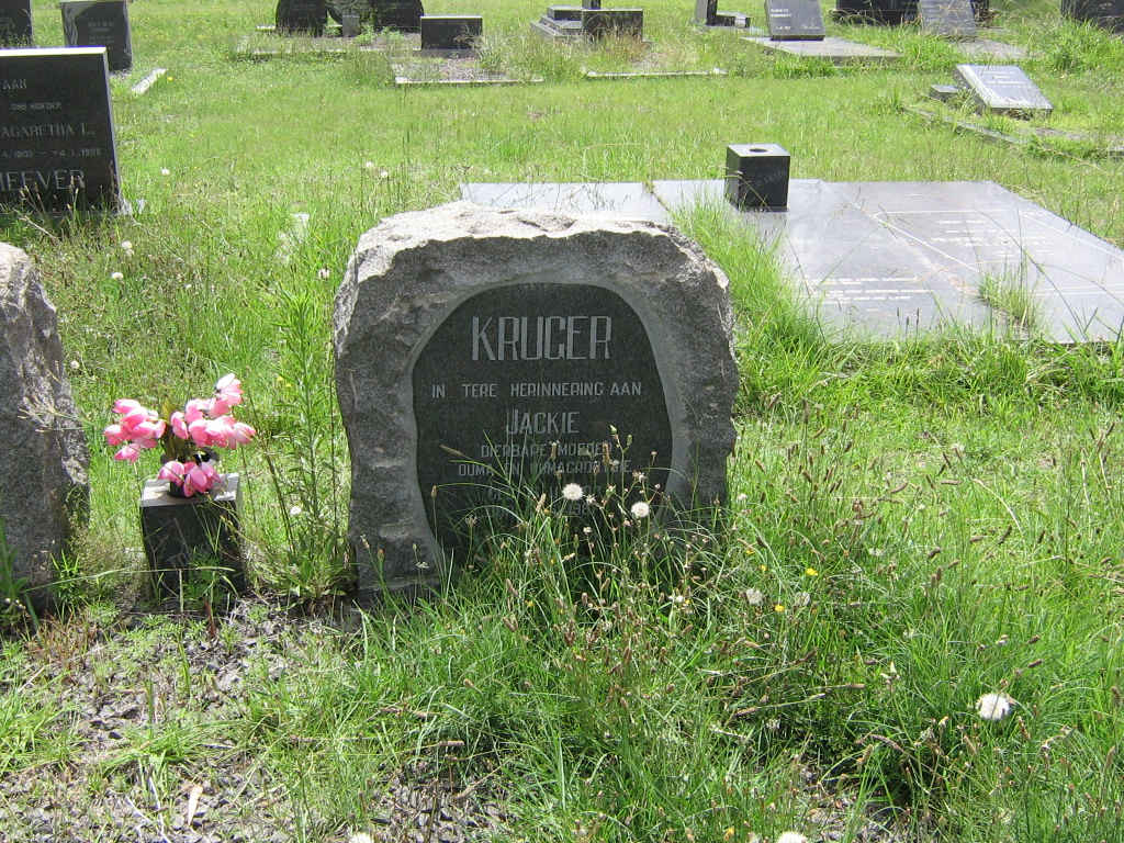 KRUGER Jackie 1903-1987