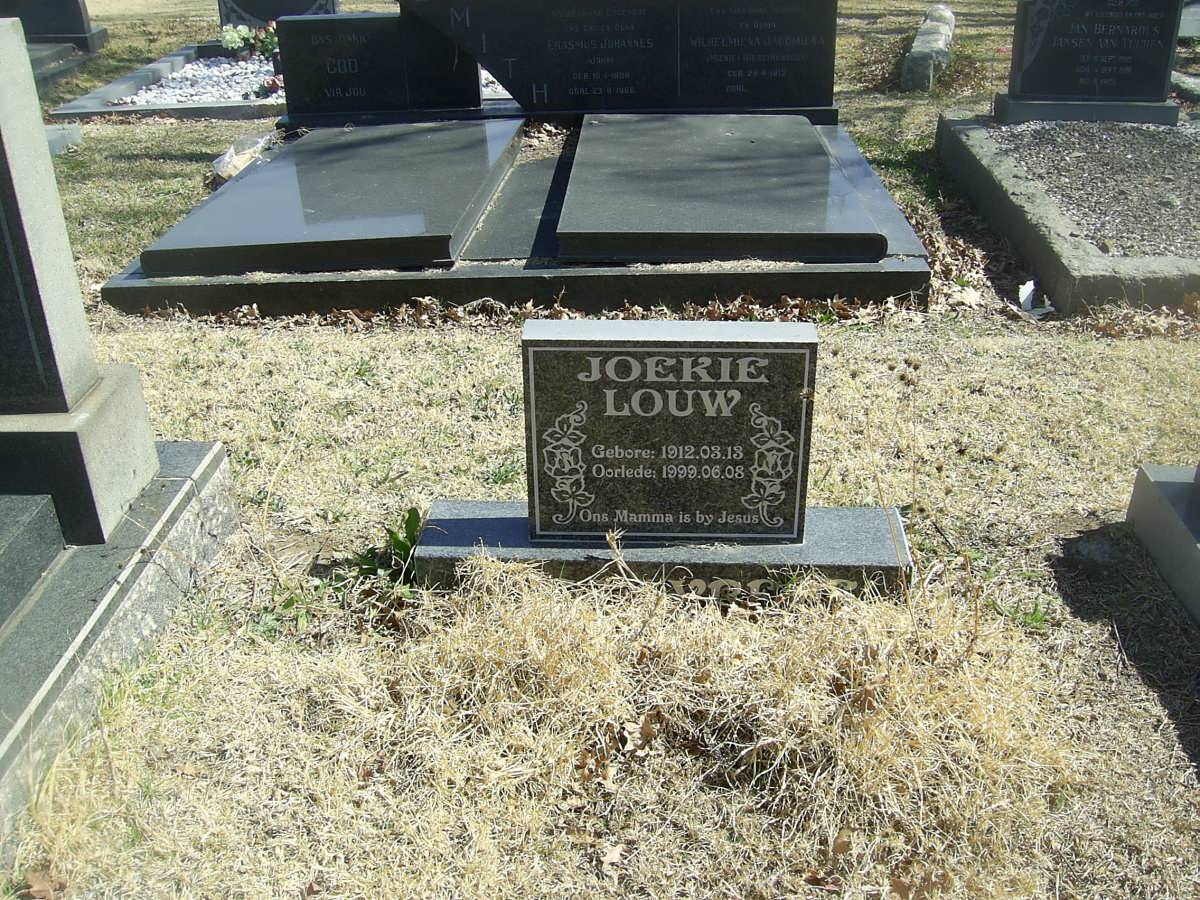 LOUW Joekie 1912-1999