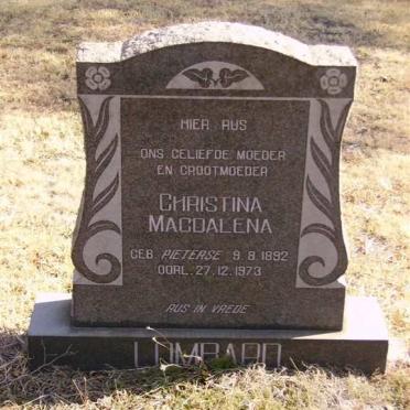 LOMBARD Christina Magdalena nee PIETERSE 1892-1973