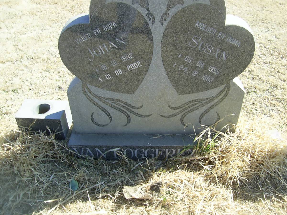 LOGGERENBERG Johan, van 1932-2002 &amp; Susan 1935-1993