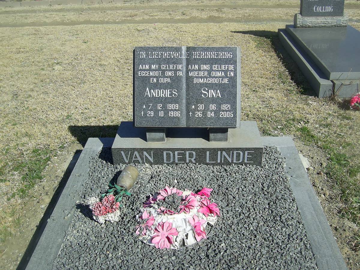LINDE Andries, van der 1909-1986 &amp; Sina 1921-2005
