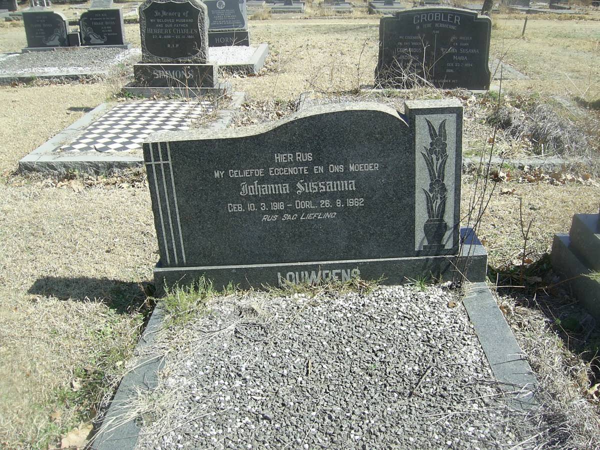 LOURENS Johanna Susanna 1918-1962