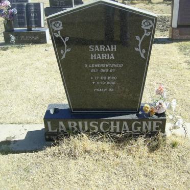LABUSCHAGNE Sarah Maria 1920-2001