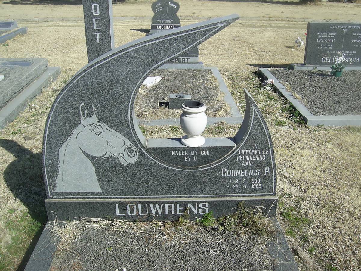 LOUWRENS Cornelius P. 1930-1989