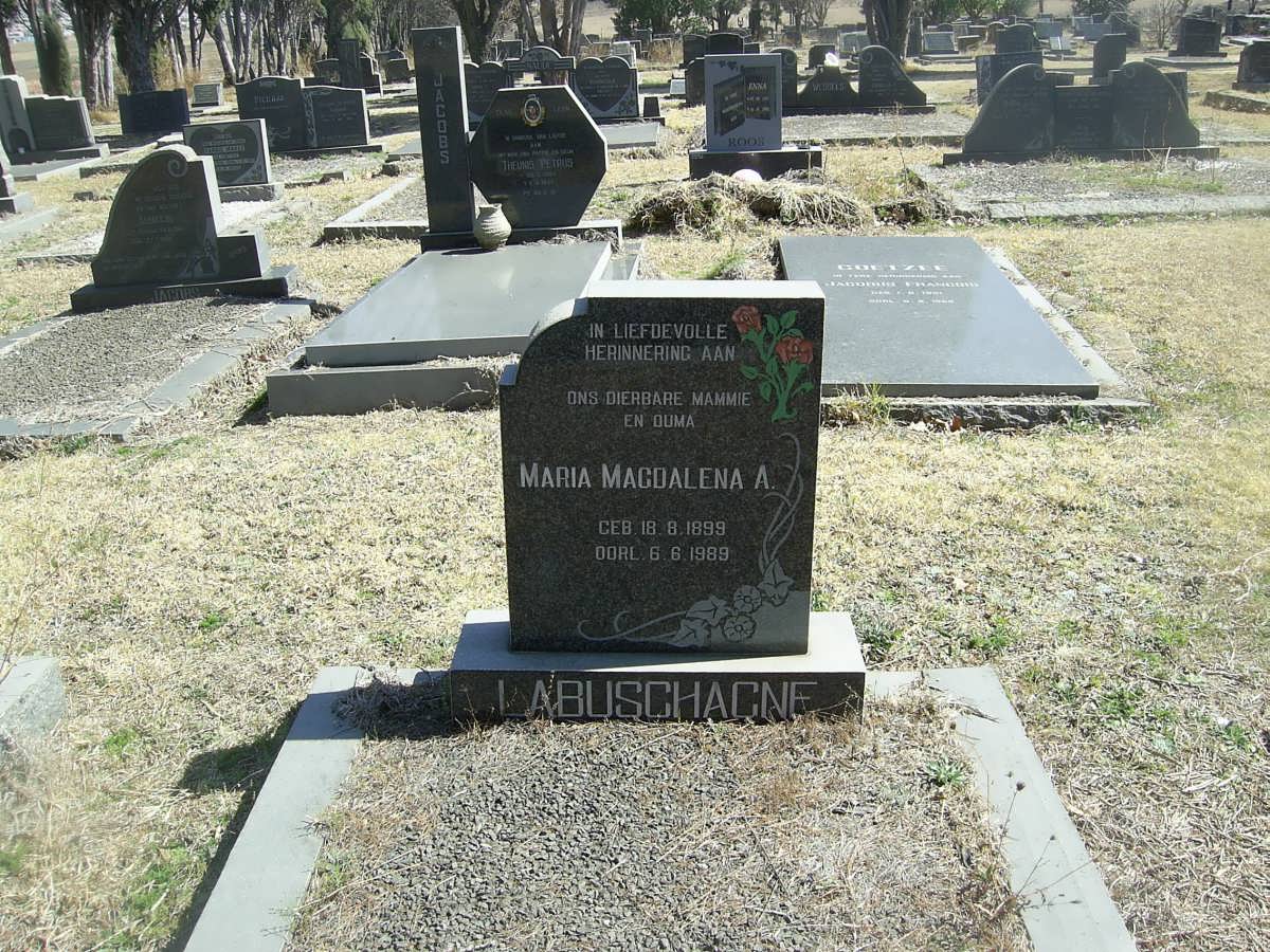 LABUSCHAGNE Maria Magdalena A. 1899-1989