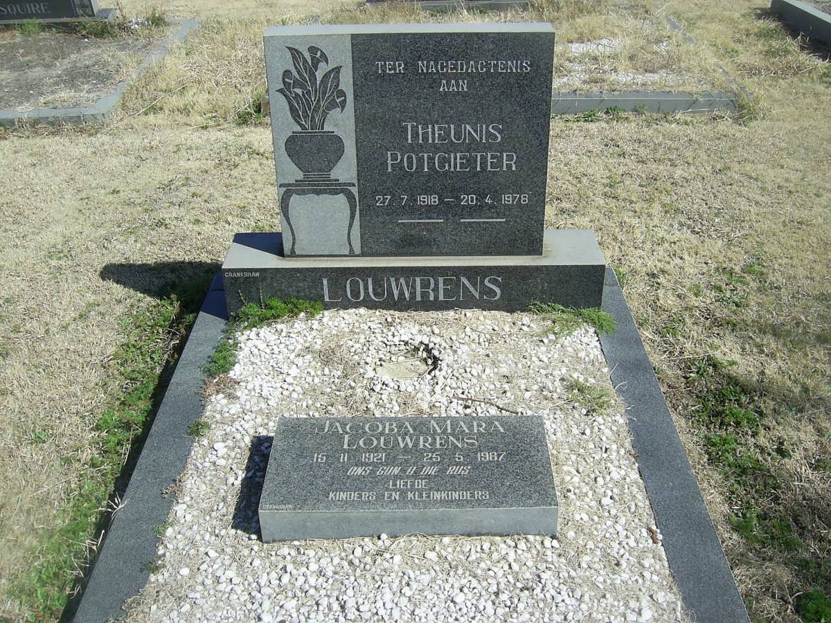 LOUWRENS Theunis Potgieter 1918-1976
