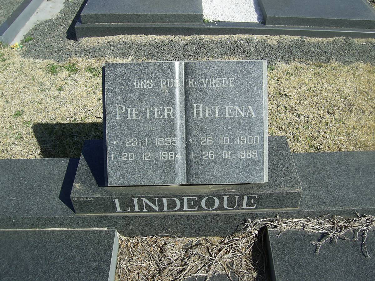 LINDEQUE Pieter 1895-1984 &amp; Helena 1900-1989