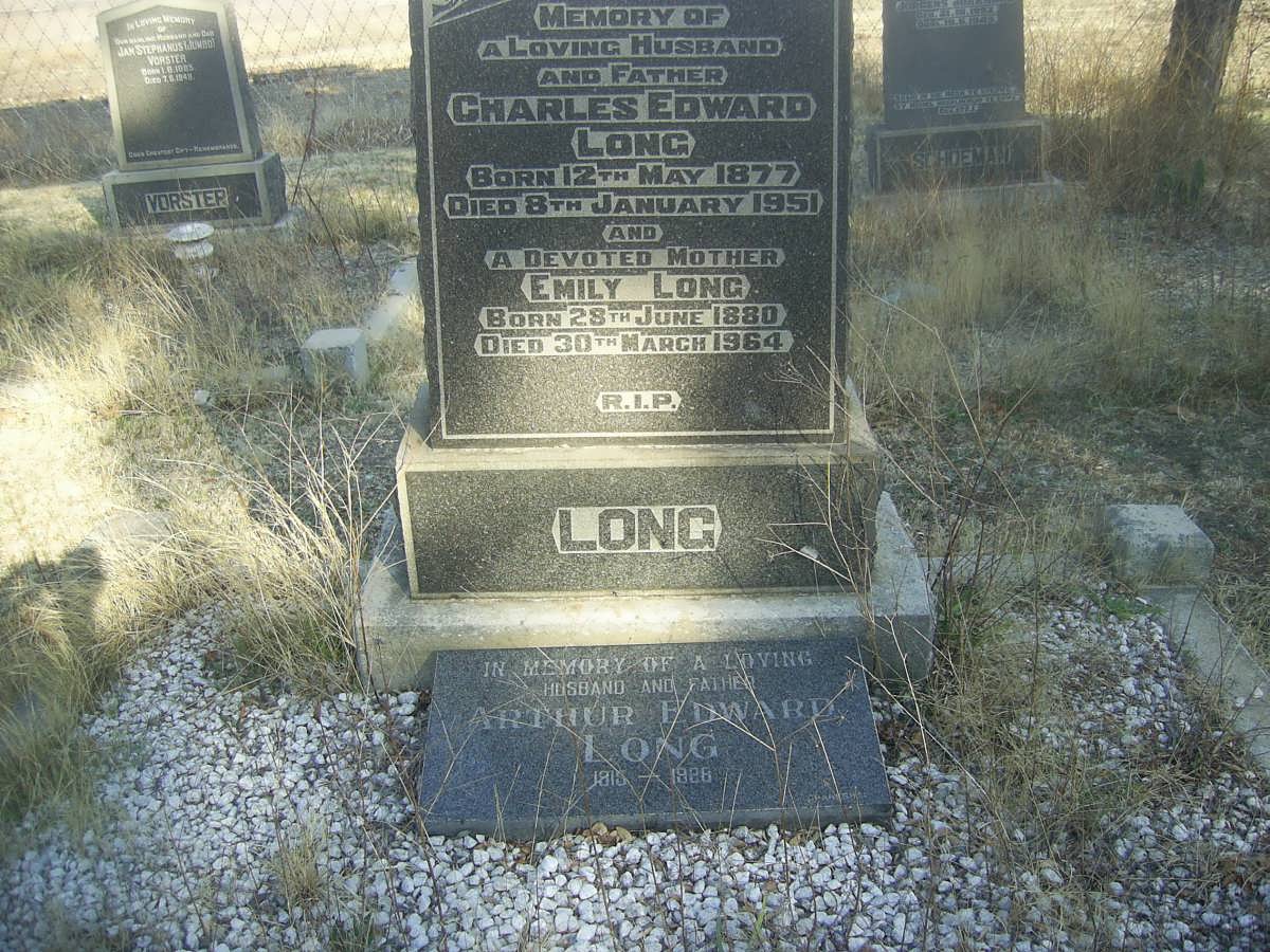 LONG Charles Edward 1877-1951 &amp; Emily 1880-1964 :: LONG Arthur Edward 1915-1988