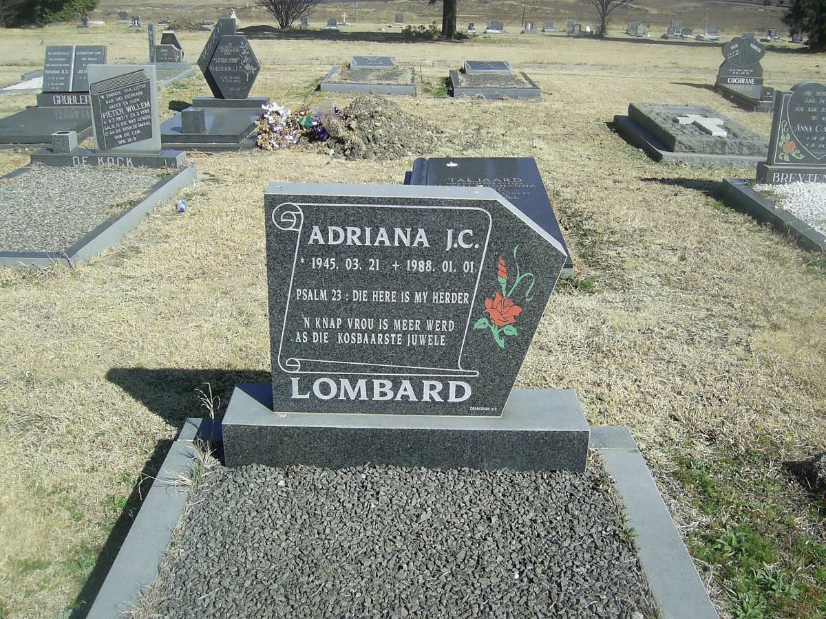 LOMBARD Adriana J.C. 1945-1988