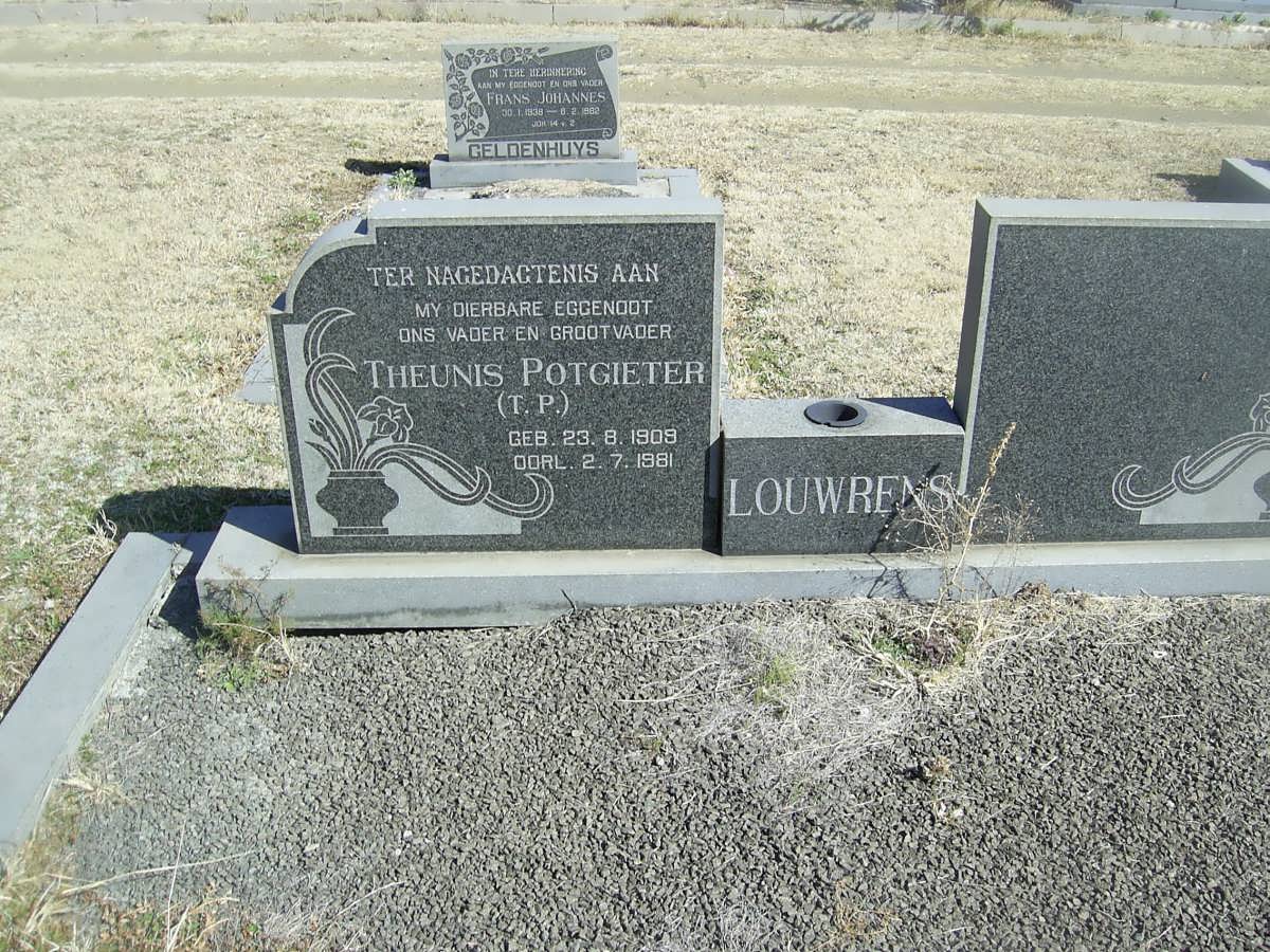 LOUWRENS Theunis Potgieter 1909-1981