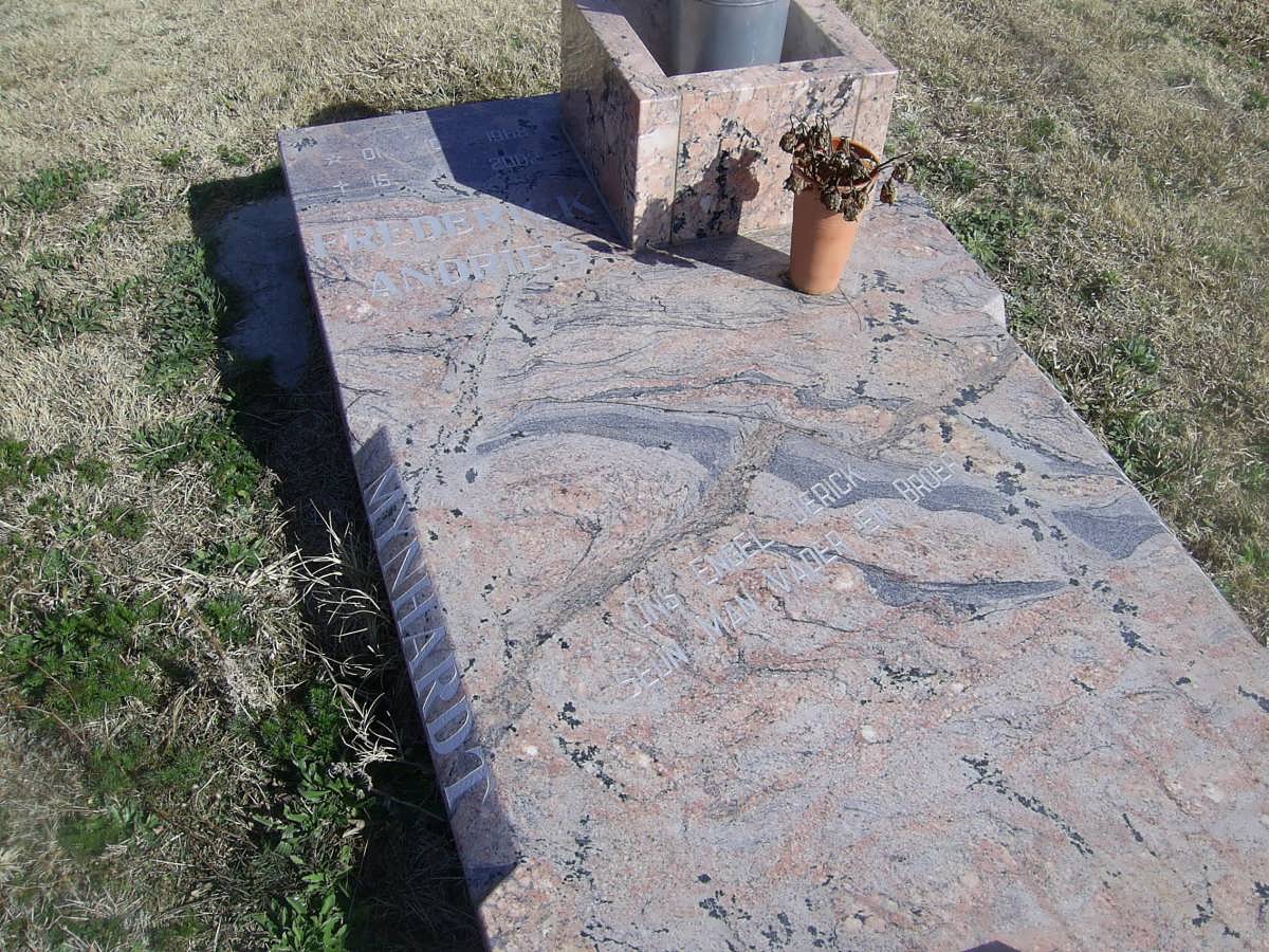 MYNHARDT Frederick Andries 1968-2002