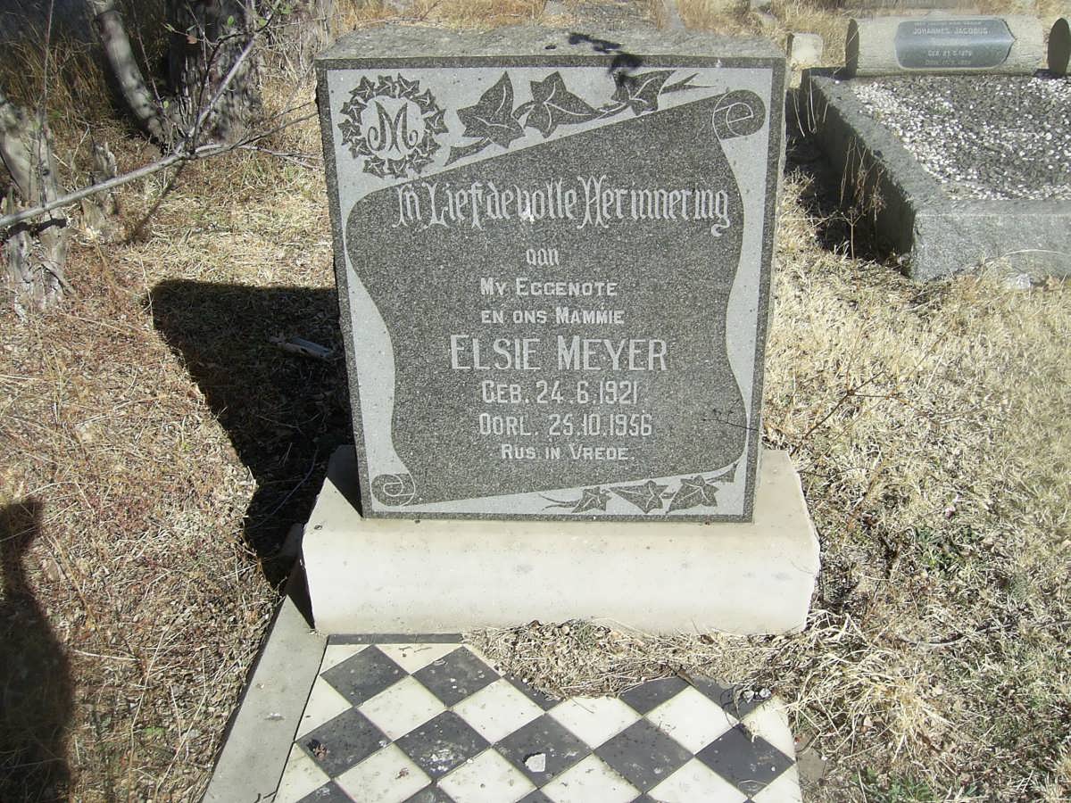 MEYER Elsie 1921-1956