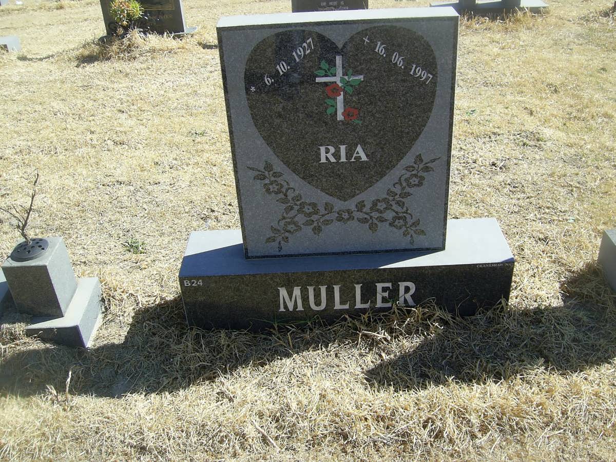 MULLER Ria 1927-1997