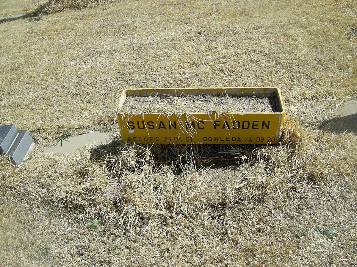 McFADDEN Susan 1951-