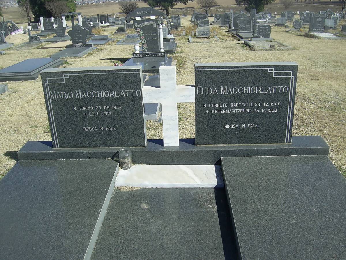 MACCHIORLATTO Mario 1903-1982 &amp; Elda 1908-1993