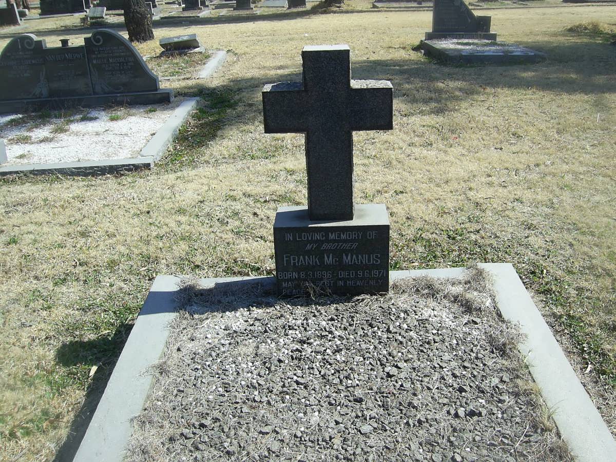 McMANUS Frank 1896-1971